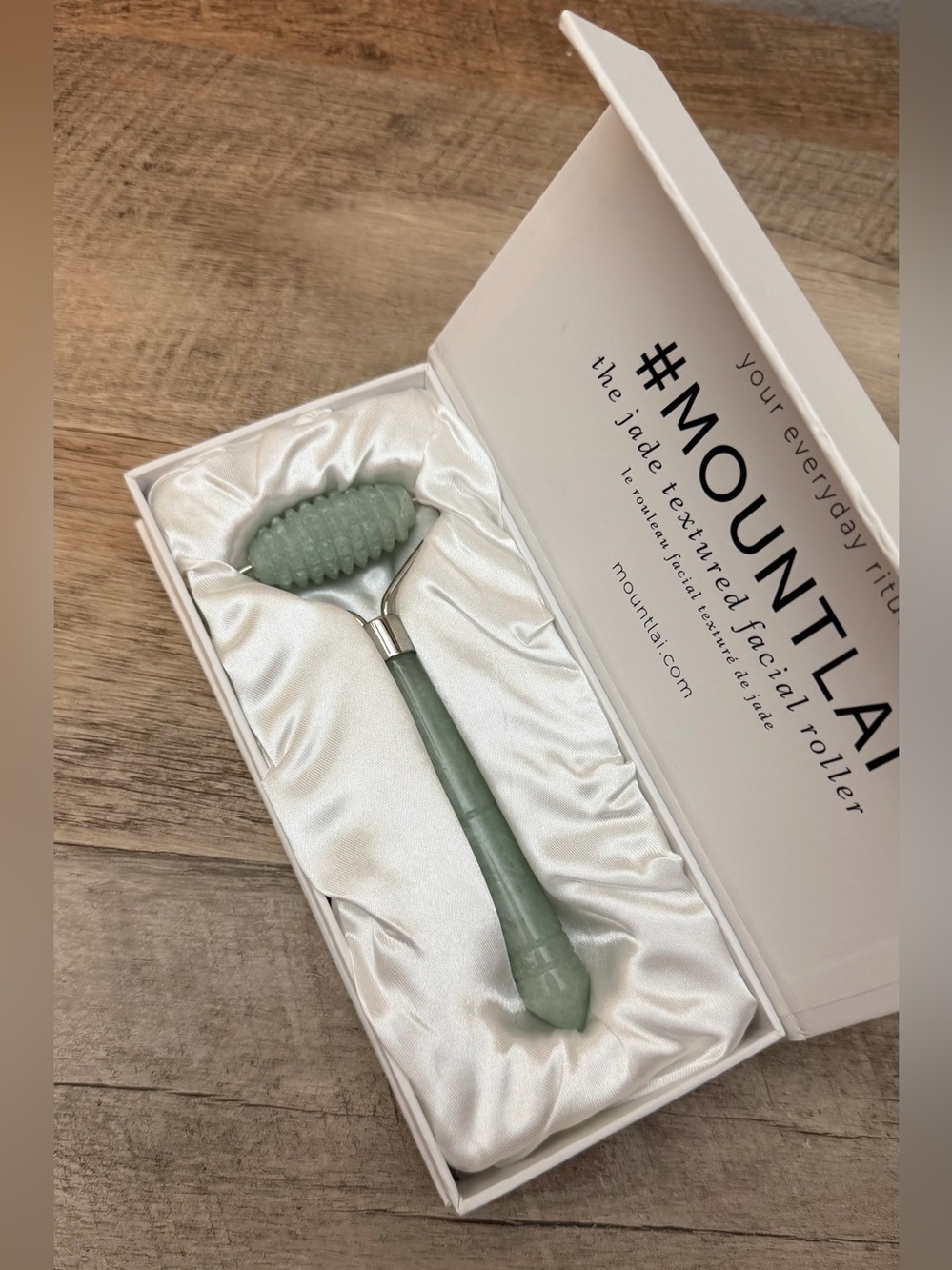 Mount Lai The Jade Textured Facial Roller – Jade Face Massager (New in Box)
